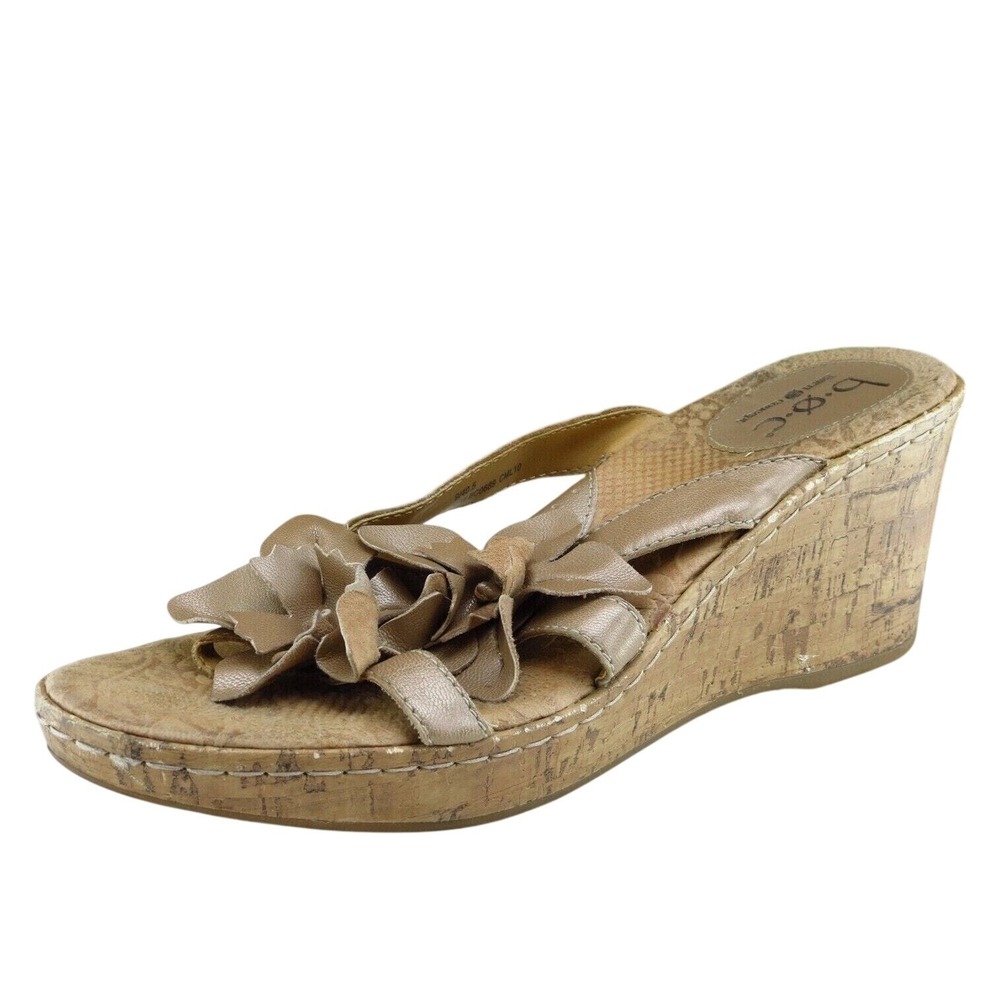 Born concept‎ Sz 9 M Brown Flip Flop Leather Women Sandals